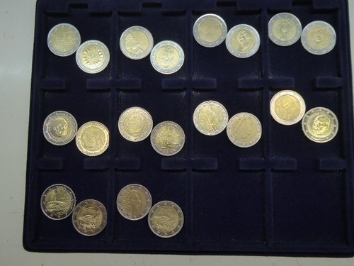 Lotto 2 monete euro - 2,