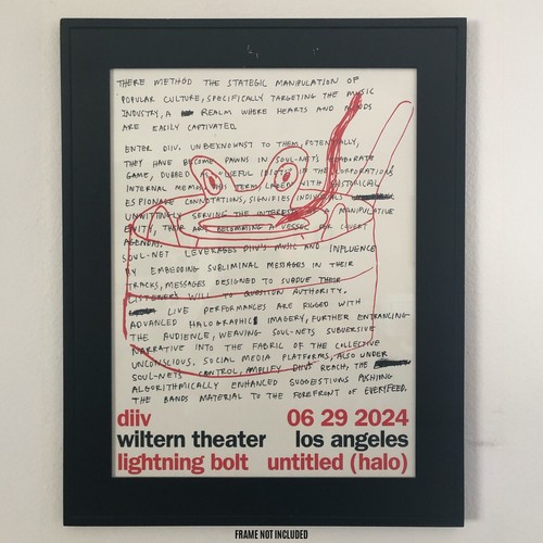 Diiv poster tour 2024 - -,