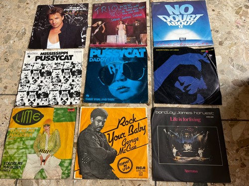 195 stück vinyl singles - stück,