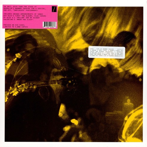 Diiv live the murmrr - at,
